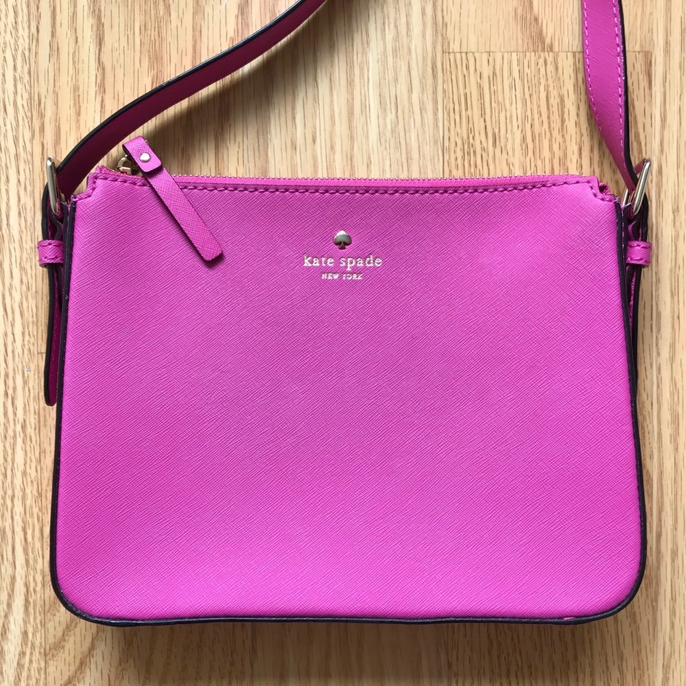 Kate Spade Bubblegum Pink Crossbody Handbag NWOT - Picture 2 of 7